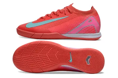 Nike Air Zoom Mercurial Vapor 16 Elite IC - Red/Aqua Blue/Flamingo Pink