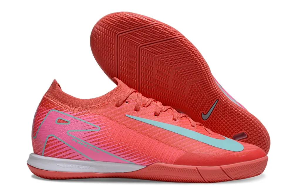 Nike Air Zoom Mercurial Vapor 16 Elite IC - Red/Aqua Blue/Flamingo Pink