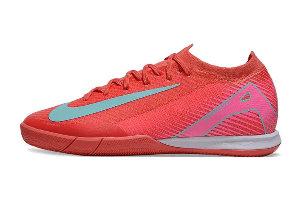 Nike Air Zoom Mercurial Vapor 16 Elite IC - Red/Aqua Blue/Flamingo Pink
