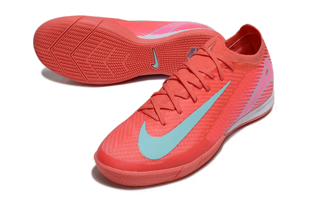 Nike Air Zoom Mercurial Vapor 16 Elite IC - Red/Aqua Blue/Flamingo Pink
