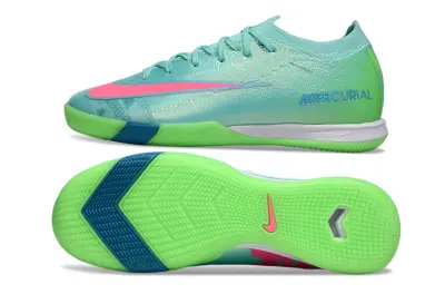 Nike Air Zoom Mercurial Vapor 16 Elite IC - Aqua/Bright Lime/Hot Pink