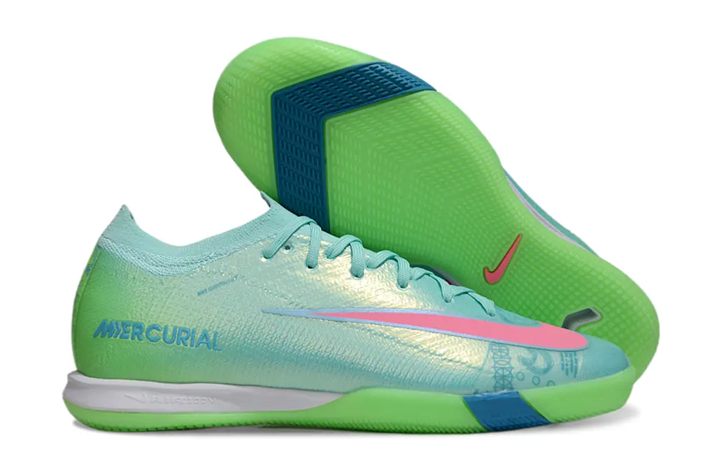 Nike Air Zoom Mercurial Vapor 16 Elite IC - Aqua/Bright Lime/Hot Pink