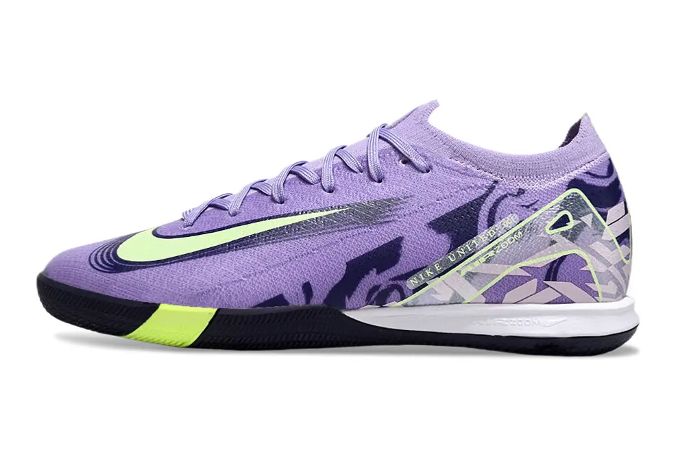 Nike Air Zoom Mercurial Vapor 16 Elite IC - Purple/Neon Green/Dark Blue