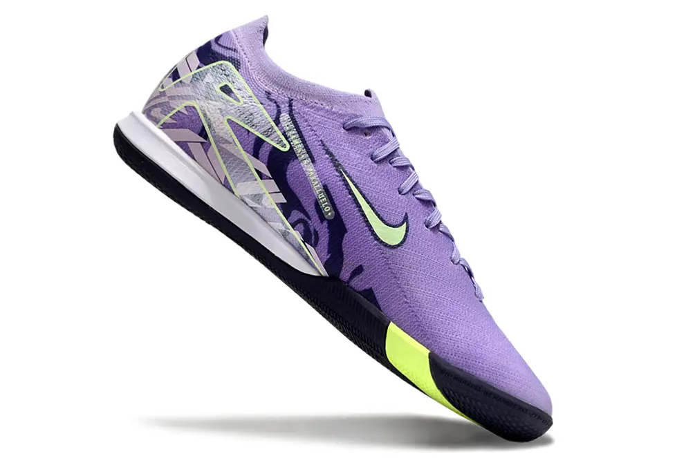 Nike Air Zoom Mercurial Vapor 16 Elite IC - Purple/Neon Green/Dark Blue