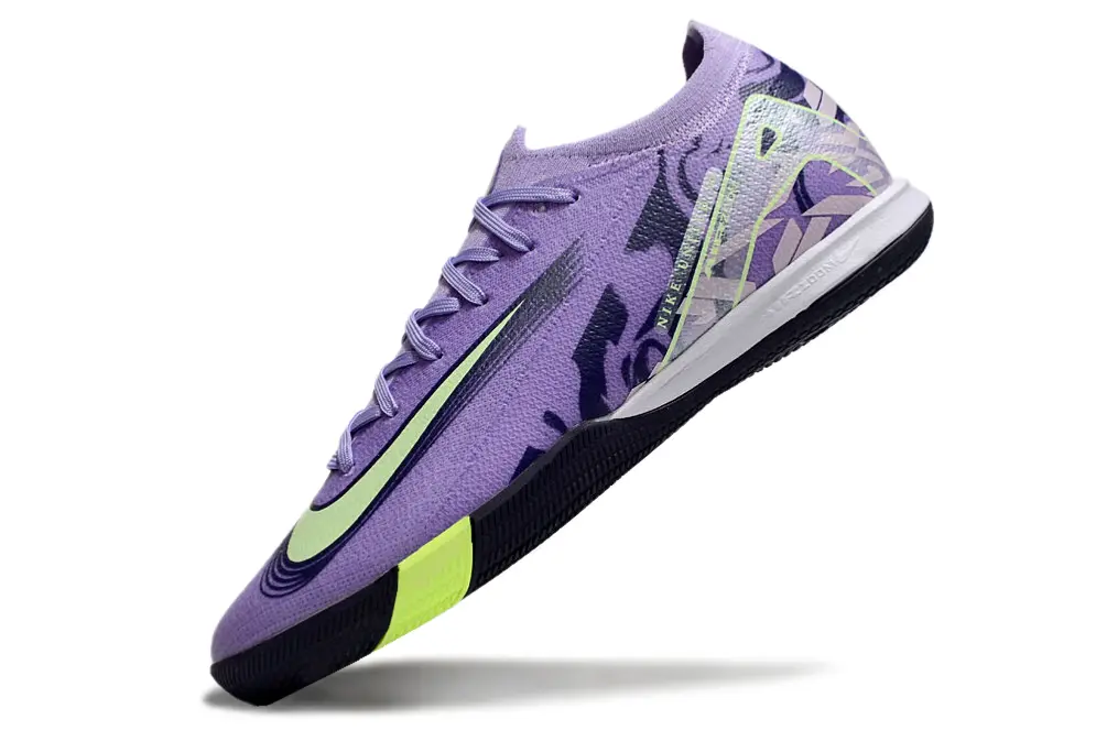 Nike Air Zoom Mercurial Vapor 16 Elite IC - Purple/Neon Green/Dark Blue