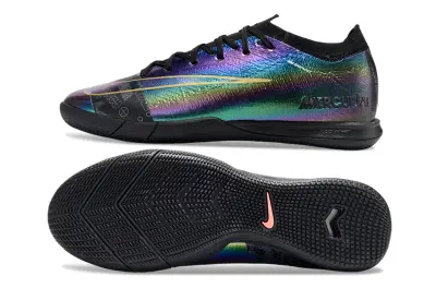 Nike Air Zoom Mercurial Vapor 16 Elite IC - Black/Iridescent Black/Iridescent Blue