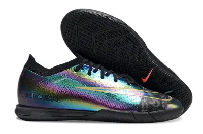 Nike Air Zoom Mercurial Vapor 16 Elite IC - Black/Iridescent Black/Iridescent Blue