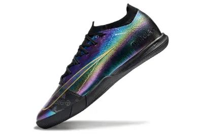 Nike Air Zoom Mercurial Vapor 16 Elite IC - Black/Iridescent Black/Iridescent Blue