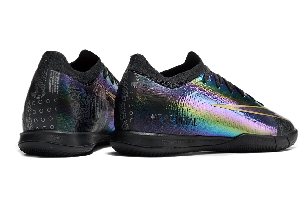 Nike Air Zoom Mercurial Vapor 16 Elite IC - Black/Iridescent Black/Iridescent Blue