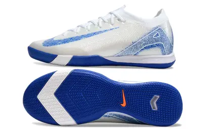 Nike Air Zoom Mercurial Vapor 16 Elite IC - White/Electric Blue/Frosted Blue