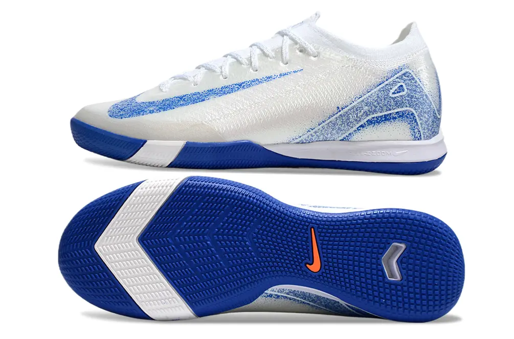Nike Air Zoom Mercurial Vapor 16 Elite IC - White/Electric Blue/Frosted Blue