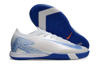 Nike Air Zoom Mercurial Vapor 16 Elite IC - White/Electric Blue/Frosted Blue