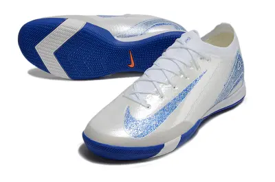 Nike Air Zoom Mercurial Vapor 16 Elite IC - White/Electric Blue/Frosted Blue