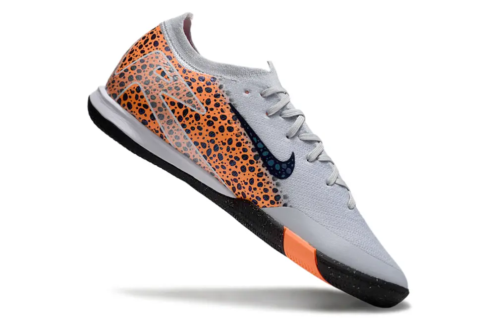 Nike Air Zoom Mercurial Vapor 16 Elite IC - Grey/Vibrant Orange/Deep Navy