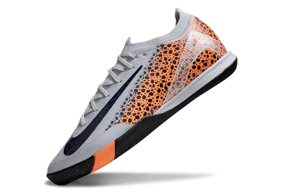 Nike Air Zoom Mercurial Vapor 16 Elite IC - Grey/Vibrant Orange/Deep Navy