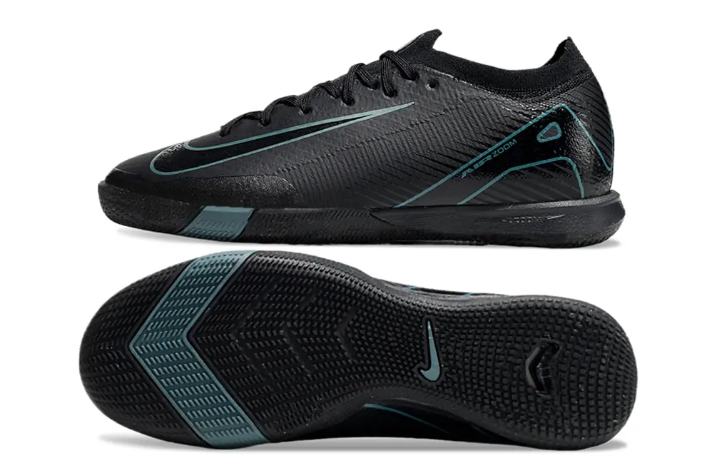 Nike Air Zoom Mercurial Vapor 16 Elite IC - Black/Teal Accent/Blackout