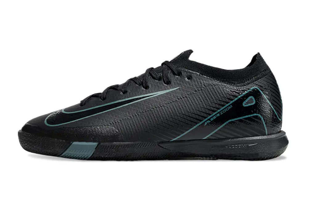 Nike Air Zoom Mercurial Vapor 16 Elite IC - Black/Teal Accent/Blackout