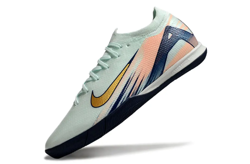 Nike Air Zoom Mercurial Vapor 16 Elite IC - Mint/Navy Blue/Peach