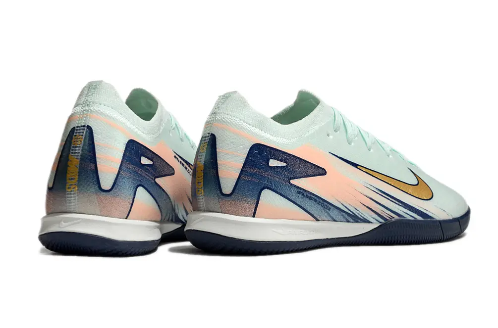 Nike Air Zoom Mercurial Vapor 16 Elite IC - Mint/Navy Blue/Peach