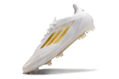 Adidas F50 Elite FG - White/Golden Accent/White Shine