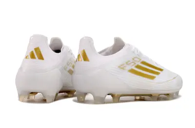 Adidas F50 Elite FG - White/Golden Accent/White Shine
