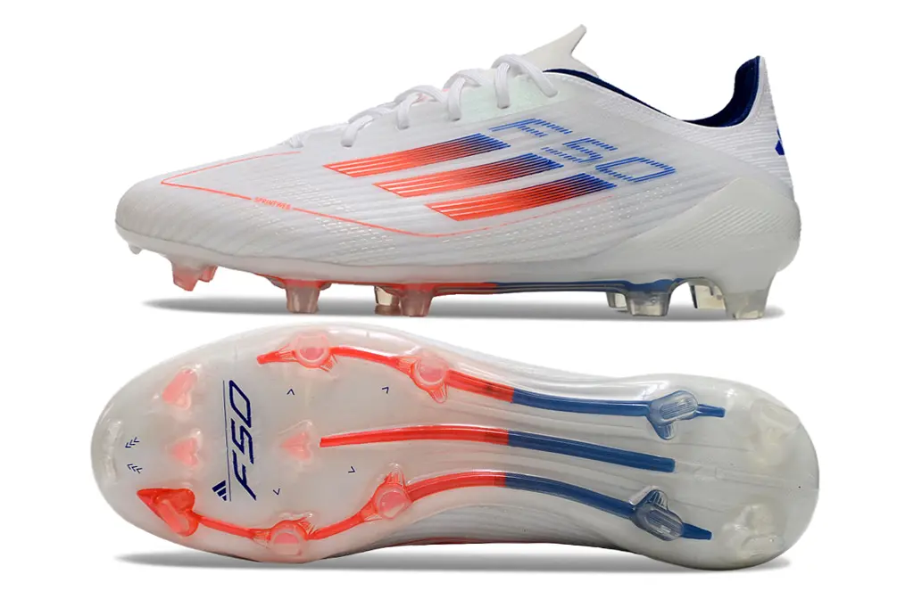 Adidas F50 Elite FG - White/Solar Red/Night Sky