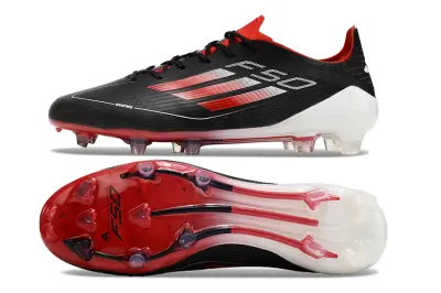 Adidas F50 Elite FG - Black/Fiery Red/White