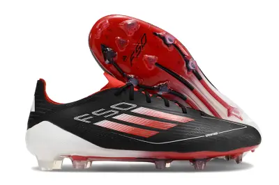 Adidas F50 Elite FG - Black/Fiery Red/White