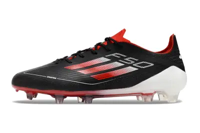 Adidas F50 Elite FG - Black/Fiery Red/White