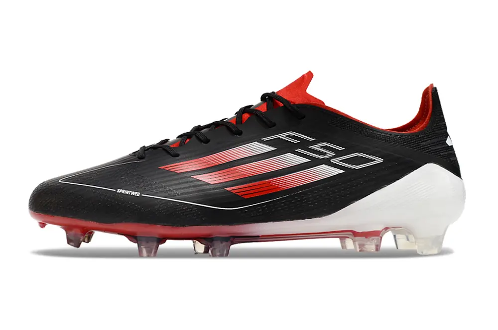 Adidas F50 Elite FG - Black/Fiery Red/White