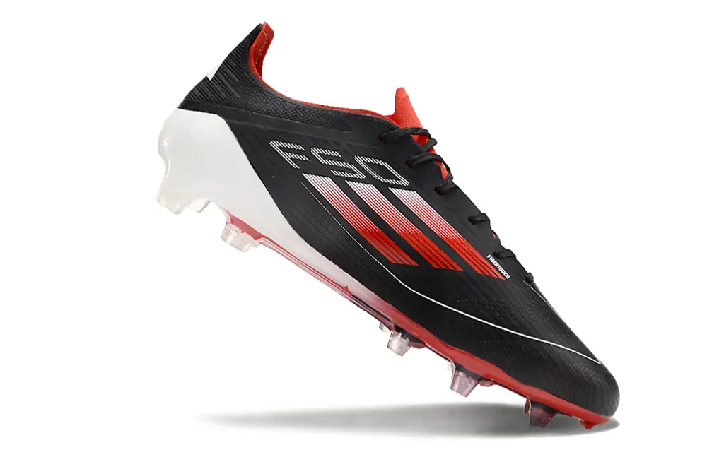 Adidas F50 Elite FG - Black/Fiery Red/White