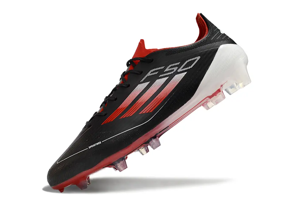 Adidas F50 Elite FG - Black/Fiery Red/White