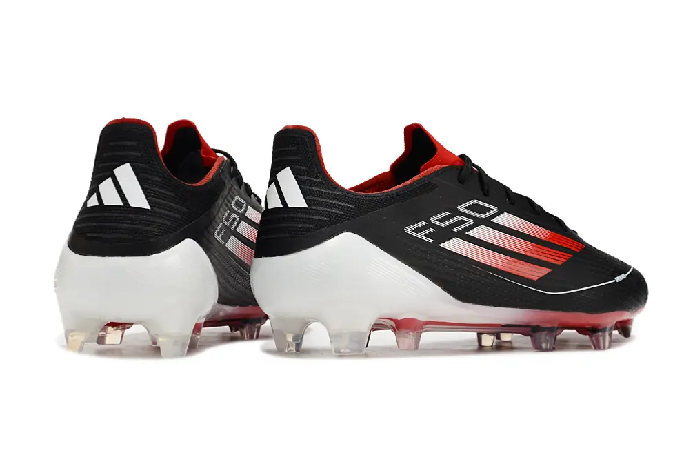 Adidas F50 Elite FG - Black/Fiery Red/White