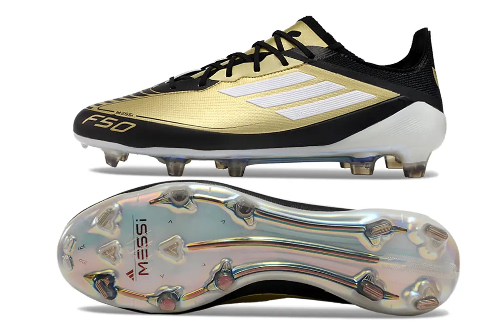 Messi x Adidas F50 Elite FG - Gold/Metallic Gold/Black