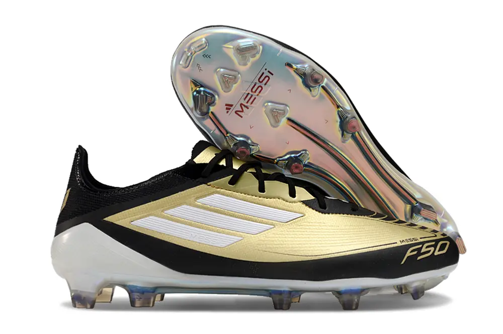 Messi x Adidas F50 Elite FG - Gold/Metallic Gold/Black