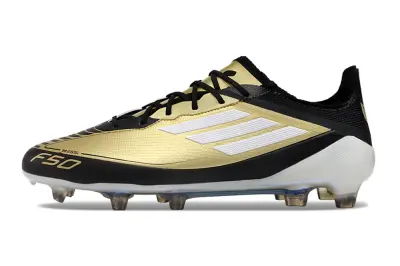Messi x Adidas F50 Elite FG - Gold/Metallic Gold/Black