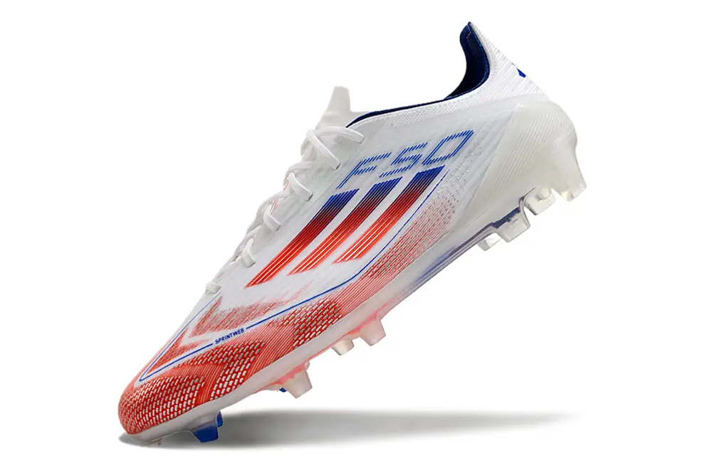 Adidas F50 Elite FG - White/Crimson Blaze/Deep Blue