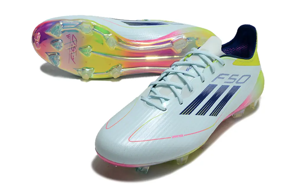 Adidas F50 Elite FG - Blue/Iridescent Splash/Electric Yellow