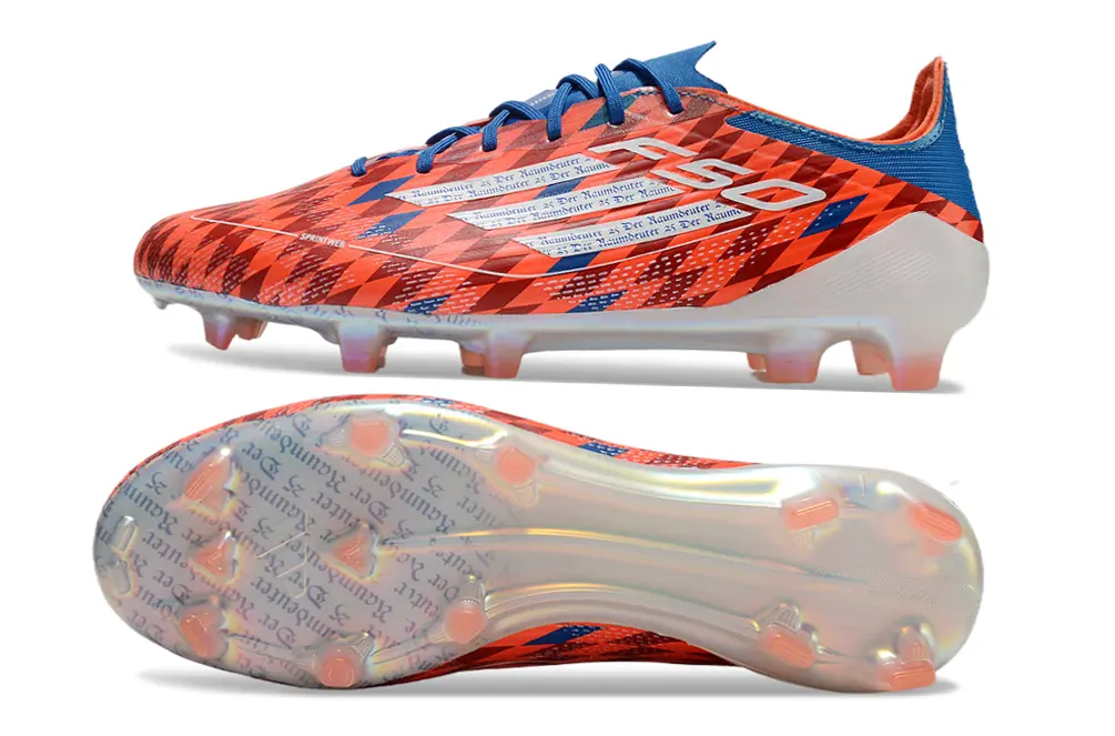 Thomas Müller x Adidas F50 Elite FG - Red/Vibrant Coral/Sky Blue