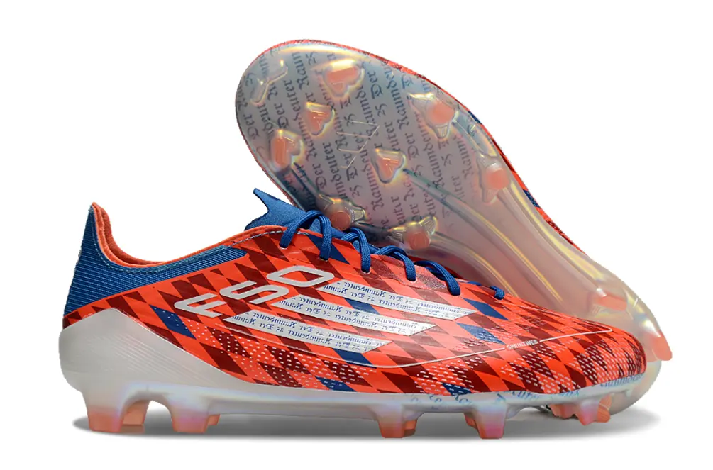 Thomas Müller x Adidas F50 Elite FG - Red/Vibrant Coral/Sky Blue