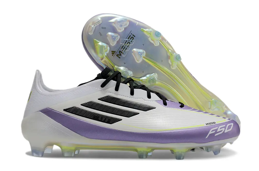 Messi x Adidas F50 Elite FG - White/Electric Purple/Black