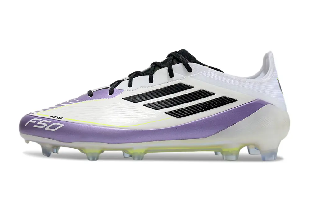 Messi x Adidas F50 Elite FG - White/Electric Purple/Black