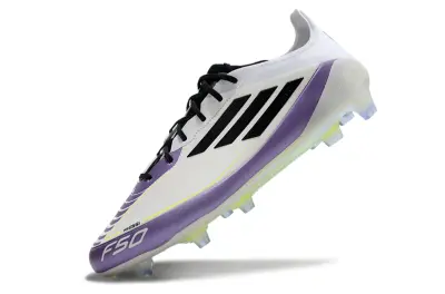Messi x Adidas F50 Elite FG - White/Electric Purple/Black