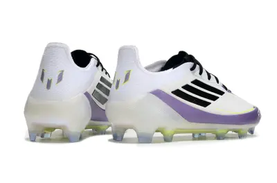Messi x Adidas F50 Elite FG - White/Electric Purple/Black