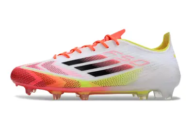 Adidas F50 Elite FG - White/Neon Pink/Highlighter Yellow