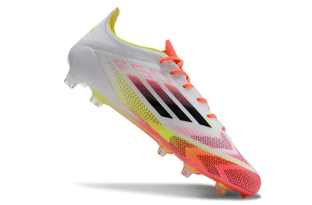 Adidas F50 Elite FG - White/Neon Pink/Highlighter Yellow