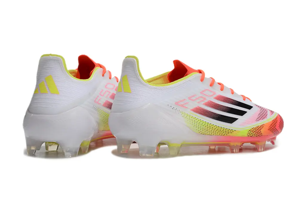 Adidas F50 Elite FG - White/Neon Pink/Highlighter Yellow