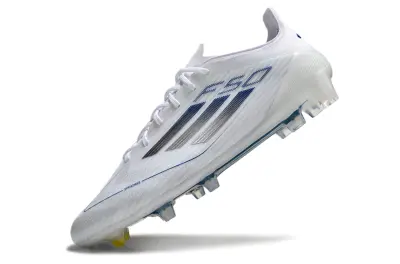 Adidas F50 Elite FG - White/Sky Blue/Metallic Silver