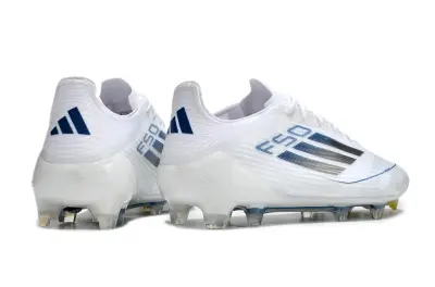 Adidas F50 Elite FG - White/Sky Blue/Metallic Silver