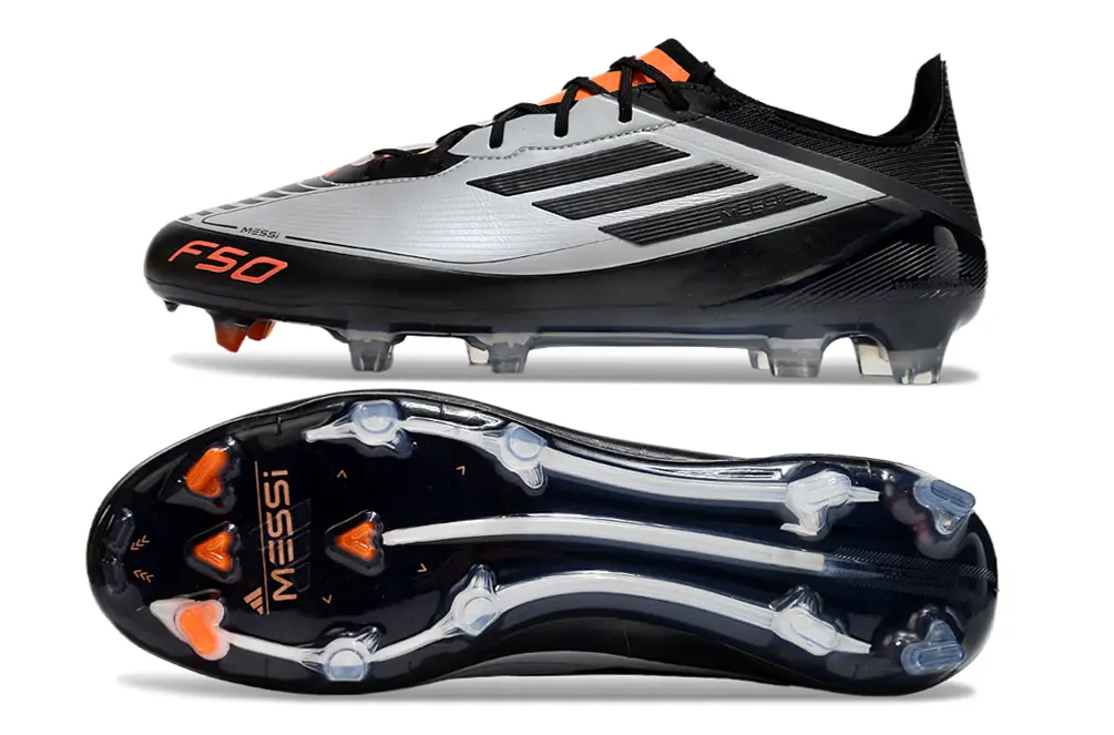 Messi x Adidas F50 Elite FG - Black/Silver/Orange